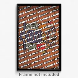 Rahway New Jersey Poster (NJ City Souvenir 11x17 Town Print)