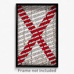 Headland Alabama Poster (AL City Souvenir 11x17 Town Print)