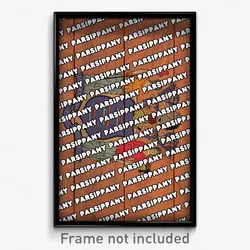 Parsippany New Jersey Poster (NJ City Souvenir 11x17 Town Print)