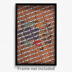 Tinton Falls New Jersey Poster (NJ City Souvenir 11x17 Town Print)