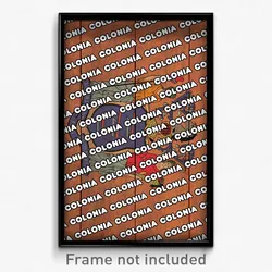 Colonia New Jersey Poster (NJ City Souvenir 11x17 Town Print)