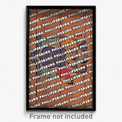 Phillipsburg New Jersey Poster (NJ City Souvenir 11x17 Town Print)