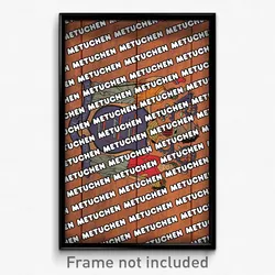 Metuchen New Jersey Poster (NJ City Souvenir 11x17 Town Print)