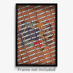 Cherry Hill Mall New Jersey Poster (NJ City Souvenir 11x17 Town Print)