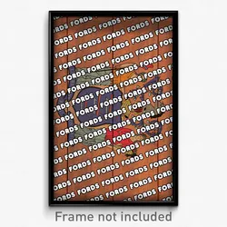 Fords New Jersey Poster (NJ City Souvenir 11x17 Town Print)