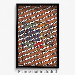 Robertsville New Jersey Poster (NJ City Souvenir 11x17 Town Print)