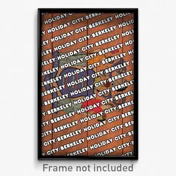 Holiday City-Berkeley New Jersey Poster (NJ City Souvenir 11x17 Town Print)
