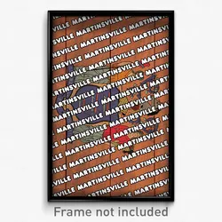 Martinsville New Jersey Poster (NJ City Souvenir 11x17 Town Print)