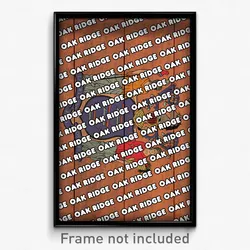 Oak Ridge New Jersey Poster (NJ City Souvenir 11x17 Town Print)