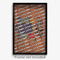 Little Ferry New Jersey Poster (NJ City Souvenir 11x17 Town Print)