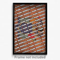 Kendall Park New Jersey Poster (NJ City Souvenir 11x17 Town Print)
