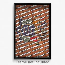 Woodbury New Jersey Poster (NJ City Souvenir 11x17 Town Print)