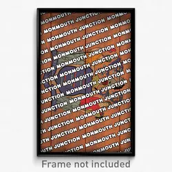 Monmouth Junction New Jersey Poster (NJ City Souvenir 11x17 Town Print)