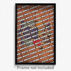 White Horse New Jersey Poster (NJ City Souvenir 11x17 Town Print)