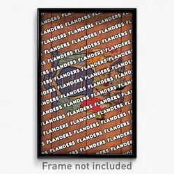 Flanders New Jersey Poster (NJ City Souvenir 11x17 Town Print)