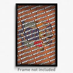 Montvale New Jersey Poster (NJ City Souvenir 11x17 Town Print)