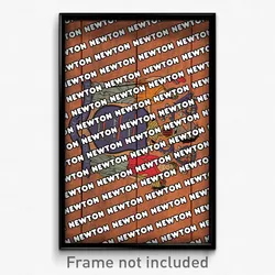 Newton New Jersey Poster (NJ City Souvenir 11x17 Town Print)