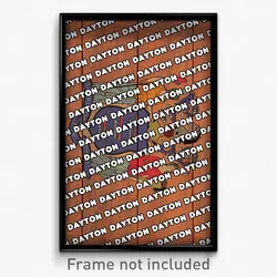 Dayton New Jersey Poster (NJ City Souvenir 11x17 Town Print)
