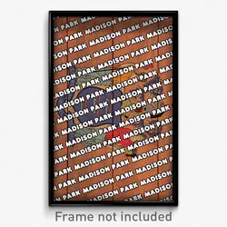 Madison Park New Jersey Poster (NJ City Souvenir 11x17 Town Print)