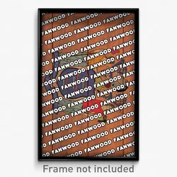 Fanwood New Jersey Poster (NJ City Souvenir 11x17 Town Print)