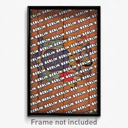 Berlin New Jersey Poster (NJ City Souvenir 11x17 Town Print)