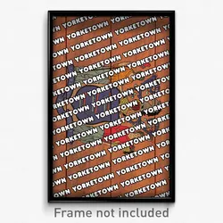 Yorketown New Jersey Poster (NJ City Souvenir 11x17 Town Print)