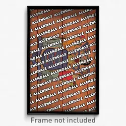 Allendale New Jersey Poster (NJ City Souvenir 11x17 Town Print)