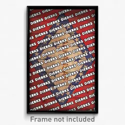 Dierks Arkansas Poster (AR City Souvenir 11x17 Town Print)