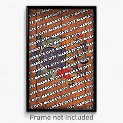 Margate City New Jersey Poster (NJ City Souvenir 11x17 Town Print)