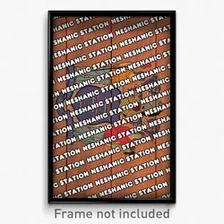 Neshanic Station New Jersey Poster (NJ City Souvenir 11x17 Town Print)