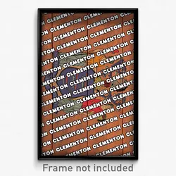 Clementon New Jersey Poster (NJ City Souvenir 11x17 Town Print)