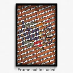 Ledgewood New Jersey Poster (NJ City Souvenir 11x17 Town Print)