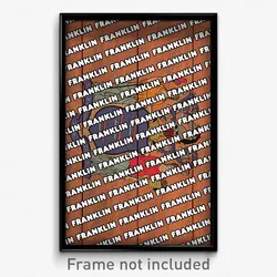 Franklin New Jersey Poster (NJ City Souvenir 11x17 Town Print)