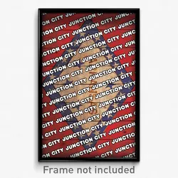 Junction City Arkansas Poster (AR City Souvenir 11x17 Town Print)