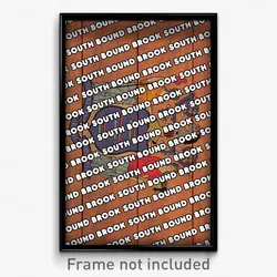 South Bound Brook New Jersey Poster (NJ City Souvenir 11x17 Town Print)