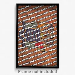 Highlands New Jersey Poster (NJ City Souvenir 11x17 Town Print)