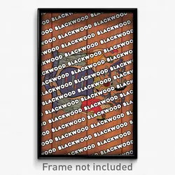 Blackwood New Jersey Poster (NJ City Souvenir 11x17 Town Print)