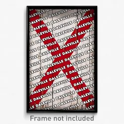 Daleville Alabama Poster (AL City Souvenir 11x17 Town Print)