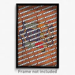 Port Monmouth New Jersey Poster (NJ City Souvenir 11x17 Town Print)