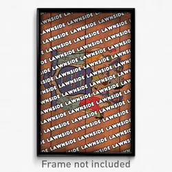 Lawnside New Jersey Poster (NJ City Souvenir 11x17 Town Print)