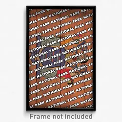 National Park New Jersey Poster (NJ City Souvenir 11x17 Town Print)