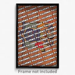 Palermo New Jersey Poster (NJ City Souvenir 11x17 Town Print)