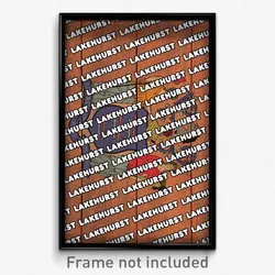 Lakehurst New Jersey Poster (NJ City Souvenir 11x17 Town Print)