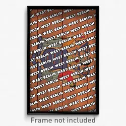 West Berlin New Jersey Poster (NJ City Souvenir 11x17 Town Print)