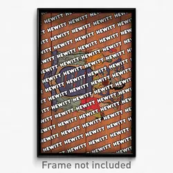 Hewitt New Jersey Poster (NJ City Souvenir 11x17 Town Print)