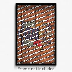 Pleasantdale New Jersey Poster (NJ City Souvenir 11x17 Town Print)