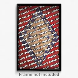 Cherry Valley Arkansas Poster (AR City Souvenir 11x17 Town Print)