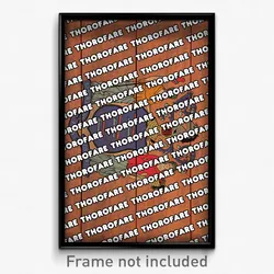 Thorofare New Jersey Poster (NJ City Souvenir 11x17 Town Print)