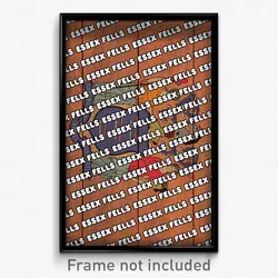 Essex Fells New Jersey Poster (NJ City Souvenir 11x17 Town Print)