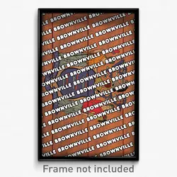 Brownville New Jersey Poster (NJ City Souvenir 11x17 Town Print)